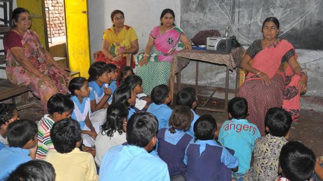 Students at a government secondary school in Jaipur. (HT File Photo) Students at a government secondary school in Jaipur. (HT File Photo)