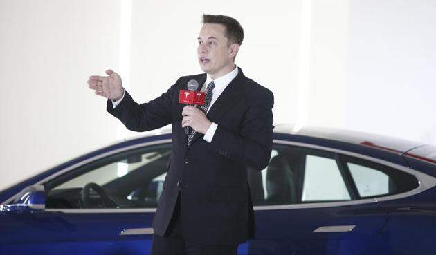 Tesla’s stock has become a battleground between investors betting chief executive Elon Musk will revolutionise the automobile industry and sceptics who question his aggressive production targets.(VCG via Getty Images) Tesla’s stock has become a battleground between investors betting chief executive Elon Musk will revolutionise the automobile industry and sceptics who question his aggressive production targets.(VCG via Getty Images)