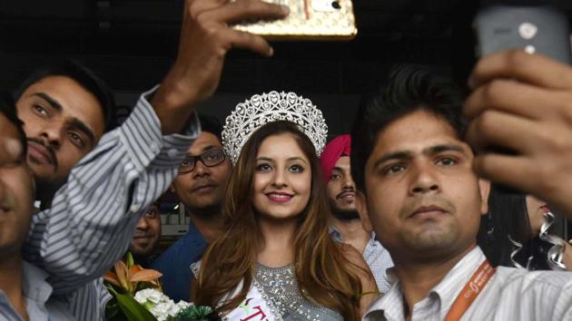 Earlier this year, Kaur had won the title of Miss Teen Tiara International, beating 29 other participants. The pageant, started six years ago, is organised by the Miss Universe organisation for teens aged 15 to 19. (Vipin Kumar/HT PHOTO) Earlier this year, Kaur had won the title of Miss Teen Tiara International, beating 29 other participants. The pageant, started six years ago, is organised by the Miss Universe organisation for teens aged 15 to 19. (Vipin Kumar/HT PHOTO)