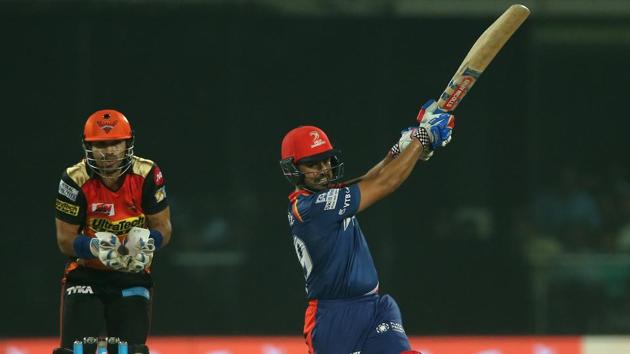 Delhi Daredevils captain Karun Nair then chipped in with a vital 20-ball 39. (BCCI)