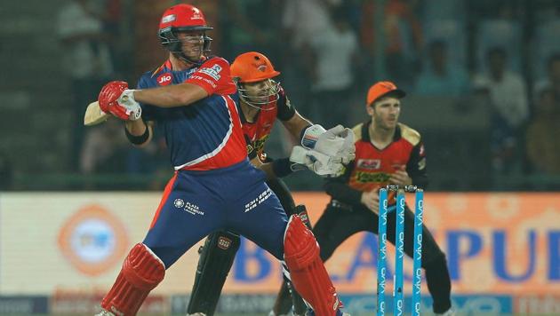 But it was Corey Anderson who provided the crucial blows with a 24-ball 41 that allowed Delhi Daredevils romp home with five balls to spare. (BCCI)