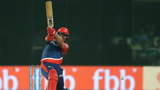 Corey Anderson’s unbeaten 24-ball 41 guided Delhi Daredevils to a six-wicket win over Sunrisers Hyderabad on Tuesday. DD now have three wins from nine IPL 2017 games.(BCCI)