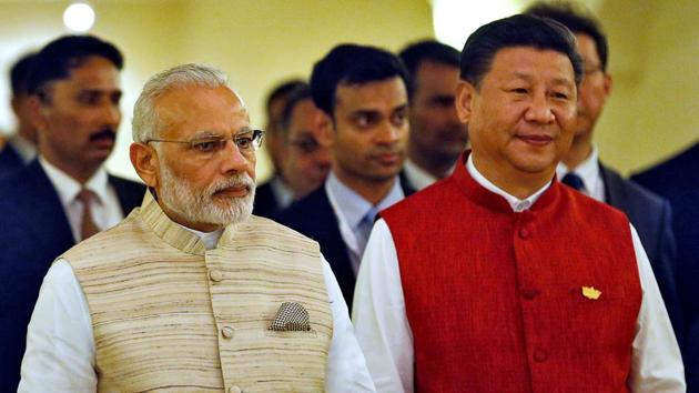 Prime Minister Narendra Modi with Chinese President Xi Jinping in October 2016.(Reuters File Photo)