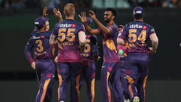The hosts got off to a bad start as they lost Sunil Narine in the first over itself - courtesy a brilliant follow through catch from Jaydev Unadkat.  (BCCI ) 