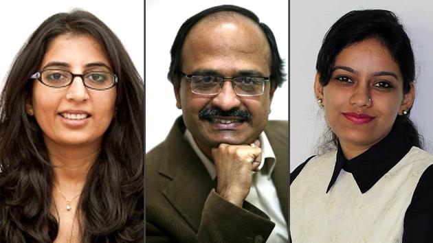 Three Indian journalists - Dinesh C Sharma (middle), Vidya Krishnan (left) and Nabeela Khan - have been selected this year for the International Health Media Fellowships awarded by the Australian high commission and DataLEADS.(Handout image/combo pic) Three Indian journalists - Dinesh C Sharma (middle), Vidya Krishnan (left) and Nabeela Khan - have been selected this year for the International Health Media Fellowships awarded by the Australian high commission and DataLEADS.(Handout image/combo pic)