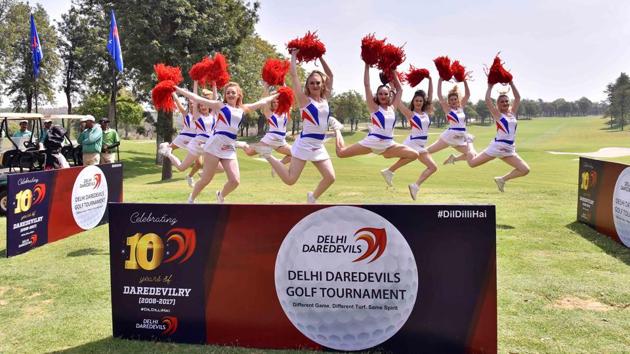 Of course things would have been incomplete had Indian Premier League (IPL) team Delhi Daredevils played golf without their cheerleaders egging them on during tee off.  (delhi daredevils) 