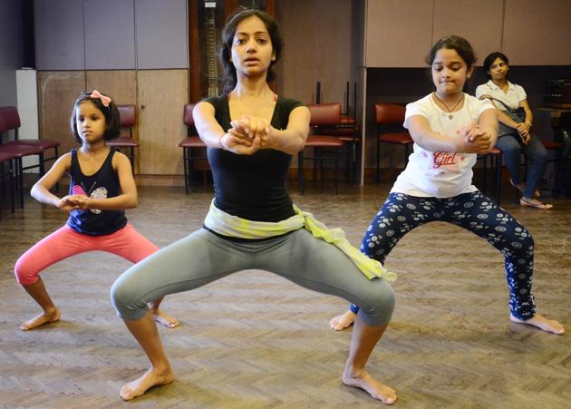 A dance workshop underway.(HT photo) A dance workshop underway.(HT photo)