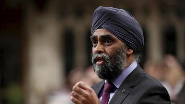 Canadian defence minister Harjit Singh Sajjan(Reuters file)