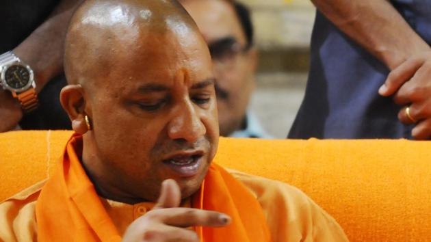 Yogi Adityanath during his first visit at Gorakhnath temple after became a chief minister of Uttar Pradesh.(Deepak Gupta/HT File Photo) Yogi Adityanath during his first visit at Gorakhnath temple after became a chief minister of Uttar Pradesh.(Deepak Gupta/HT File Photo)