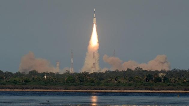 ISRO’s GSAT-9 on board the GSLV-F09 launches from Sriharikota in the southern state of Andhra Pradesh on May 5. (AFP Photo) ISRO’s GSAT-9 on board the GSLV-F09 launches from Sriharikota in the southern state of Andhra Pradesh on May 5. (AFP Photo)