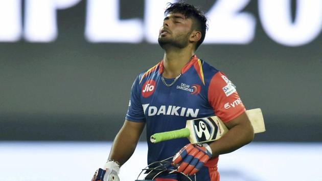 Rishabh Pant was out for 97 in a Delhi Daredevils vs Gujrat Lions Indian Premier League (IPL) 2017 match.(PTI) Rishabh Pant was out for 97 in a Delhi Daredevils vs Gujrat Lions Indian Premier League (IPL) 2017 match.(PTI)