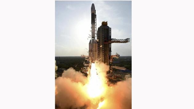 GSLV-F05 launched on September 08, 2016  was  the tenth GSLV flight carrying INSAT-3DR. (PTI) 