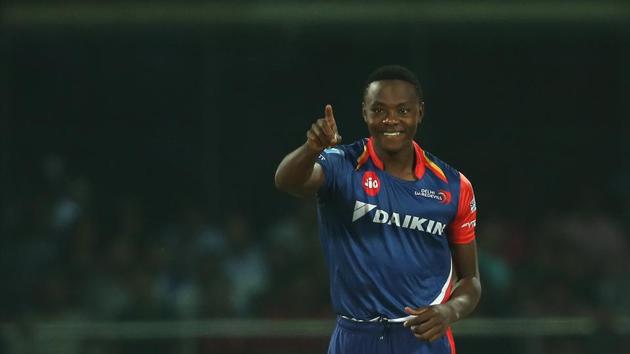 Kagiso Rabada, who eventually finished with 2/28 from his four overs, was instrumental in getting the wickets early on. (BCCI)