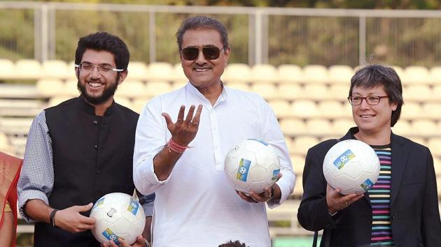 All India Football Federation (AIFF) president Praful Patel (centre) and Moya Dodd (right), former football player and Board member of Football Federation Australia, during the' WIFA Just Play Festival' in Mumbai on Friday. (PTI) All India Football Federation (AIFF) president Praful Patel (centre) and Moya Dodd (right), former football player and Board member of Football Federation Australia, during the' WIFA Just Play Festival' in Mumbai on Friday. (PTI)