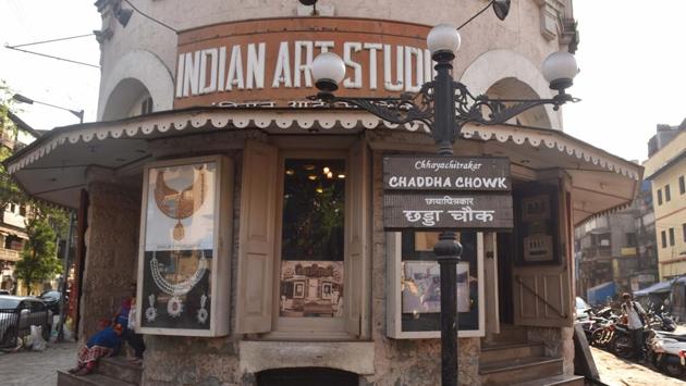 Police would accompany criminals to have their portraits taken to the basement studio of the Indian Art Studio, Mumbai (Pratham Gokhale/HT Photo) 
