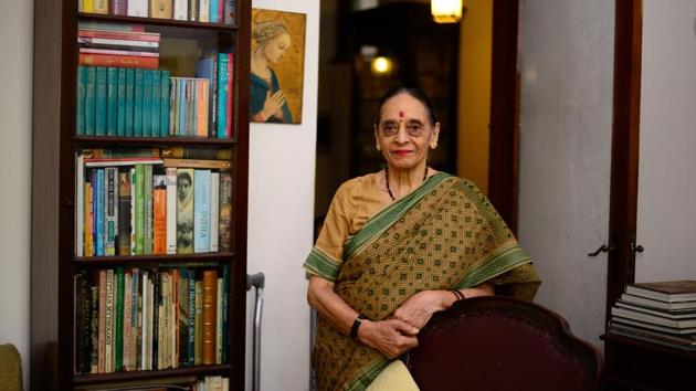 Like her celebrated son, Justice Leila Seth also authored several books in her lifetime.(Pradeep Gaur/ Mint)