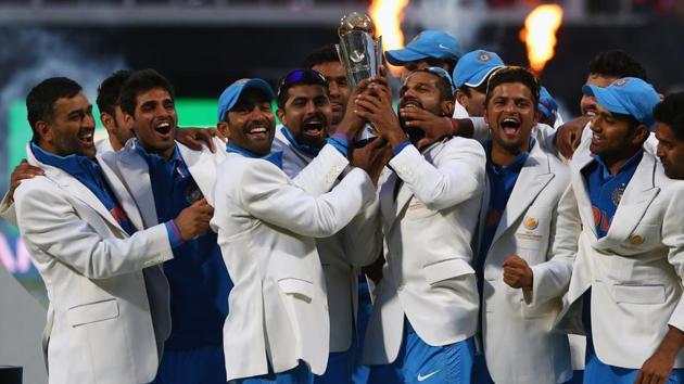 Indian cricket team, defending champions of ICC Champions Trophy, is yet not confirmed to participate in t he 2017 edition of the event.(Getty Images)
