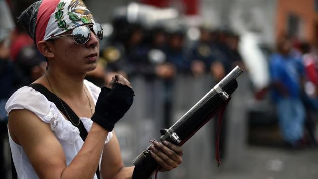 The holiday commemorates the 1862 Battle of Puebla that pitted Mexican Indian soldiers against French forces. (Pedro Pardo/AFP) The holiday commemorates the 1862 Battle of Puebla that pitted Mexican Indian soldiers against French forces. (Pedro Pardo/AFP)