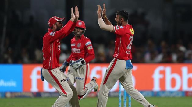 Choudhary’s dismissal sealed a brilliant 19-run win for Kings XI Punjab. Both Axar and Sandeep ended with three wickets apiece.  (BCCI ) 