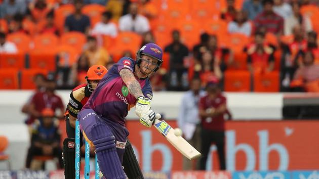 Ben Stokes slammed a couple of sixes to give momentum to the Rising Pune Supergiant innings. (BCCI)