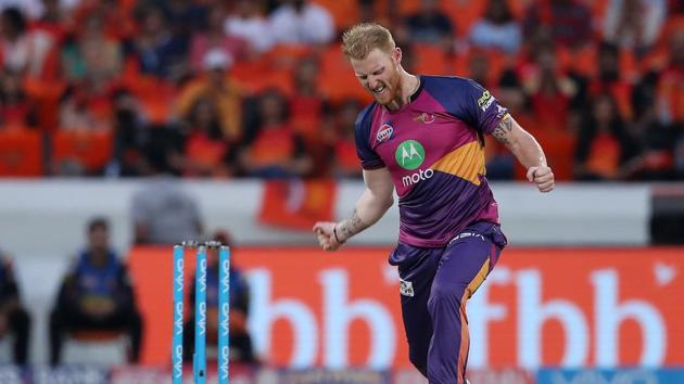 Chasing 149, Ben Stokes dented Sunrisers Hyderabad with the wickets of Shikhar Dhawan and Kane Williamson. (BCCI)