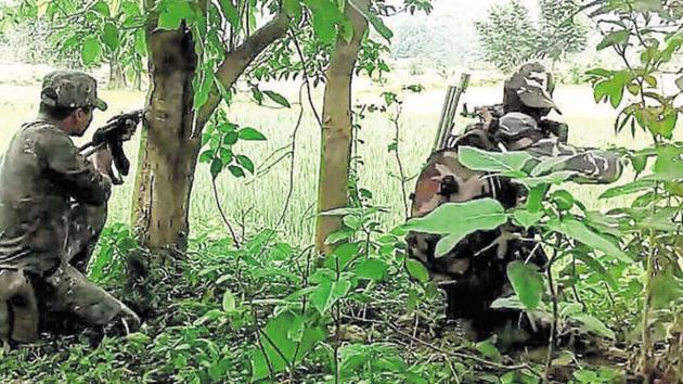 Around a dozen suspects were rounded up during joint search operations by the Central Reserve Police Force, the CoBRA and the district force in Chintalnar, Chintagufa and Burkapal areas of Sukma for questioning.(PTI Representative Photo) Around a dozen suspects were rounded up during joint search operations by the Central Reserve Police Force, the CoBRA and the district force in Chintalnar, Chintagufa and Burkapal areas of Sukma for questioning.(PTI Representative Photo)