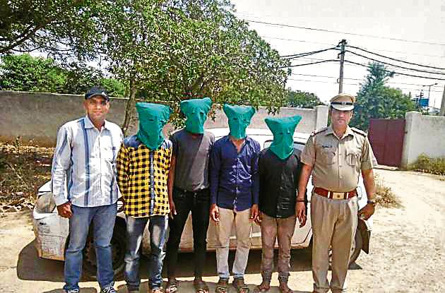 The four men involved in one of the incidents, snatching an Etios Liva, had asked the victim for a lift. The four men involved in one of the incidents, snatching an Etios Liva, had asked the victim for a lift.