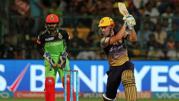 Chris Lynn matched Narine for aggression as he hit four and sixes at will. (BCCI)