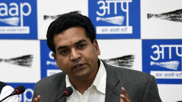 Kapil Mishra was on Saturday removed as Delhi’s water and tourism minister.(Sonu Mehta/ HT photo)
