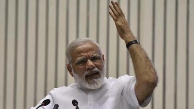 Prime Minister Narendra Modi at an event in New Delhi on April 29, 2017. (Sushil Kumar/HT File) Prime Minister Narendra Modi at an event in New Delhi on April 29, 2017. (Sushil Kumar/HT File)