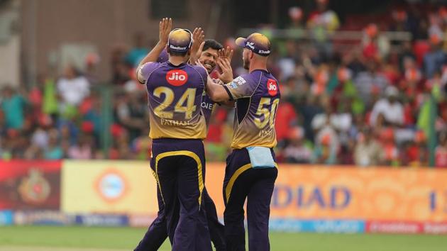 Umesh Yadav struck with his first ball as he removed Chris Gayle for a golden duck. (BCCI)