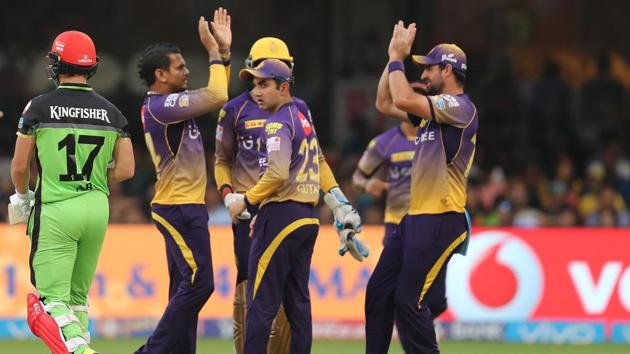 Sunil Narine removed AB de Villiers as KKR dominated. (BCCI)