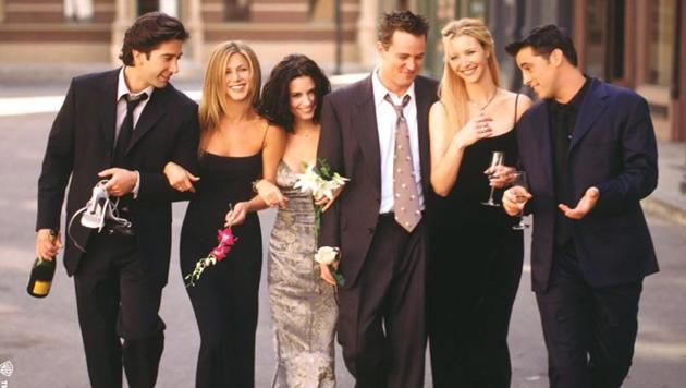 The poster of popular American television sitcom, F.R.I.E.N.D.S(NBC)