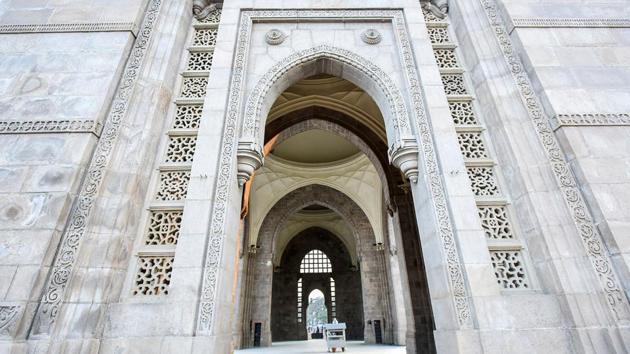 The design is a combination of Hindu and Muslim architectural styles. (Kunal Patil/HT Photo) 