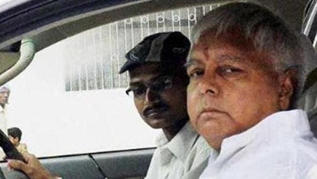 A file photo of RJD chief Lalu Prasad Yadav leaving for Ranchi to appear before a CBI court in connection with fodder scam in Patna. (PTI Photo) A file photo of RJD chief Lalu Prasad Yadav leaving for Ranchi to appear before a CBI court in connection with fodder scam in Patna. (PTI Photo)