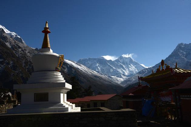 Foreigners have to pay the Nepal government $11,000 for permission to climb the 8,848 metre peak of Mount Everest. (AFP file) Foreigners have to pay the Nepal government $11,000 for permission to climb the 8,848 metre peak of Mount Everest. (AFP file)