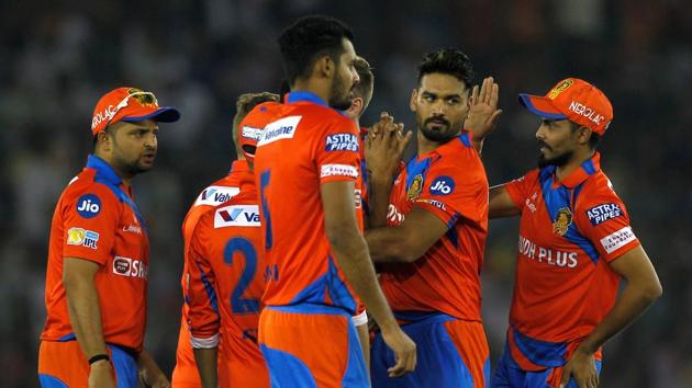 Pradeep Sangwan provided the first breakthrough when he clinched the wicket of Kings XI Punjab opener Martin Guptill. (BCCI) 