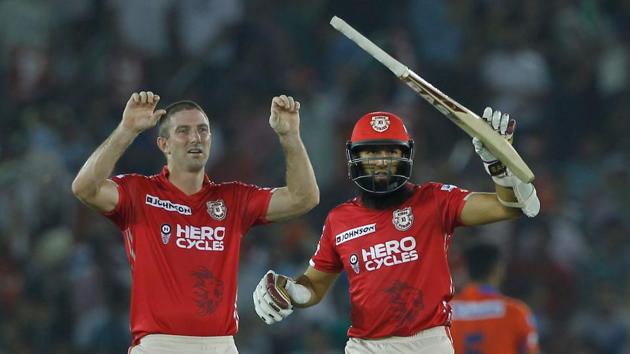 Amla and Marsh together put up a 125-run stand for the second wicket which provided Kings XI Punjab a solid platform. (BCCI) 