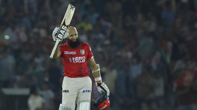 Amla then went on to score a century, his second in the Indian Premier League. (BCCI) 