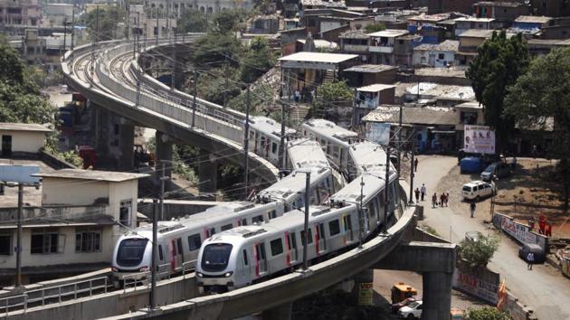 According to the current plan, Metro-3 commuters can enter the terminals only after coming out of the underground station on to the ground level. (HT) According to the current plan, Metro-3 commuters can enter the terminals only after coming out of the underground station on to the ground level. (HT)