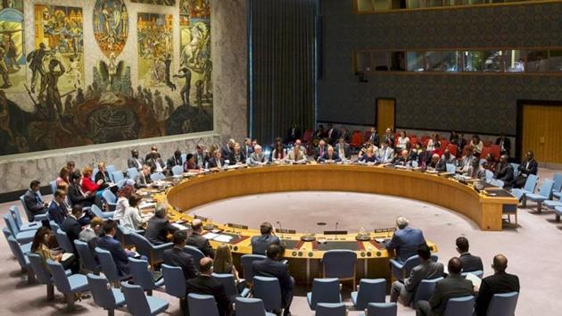 Members of the United Nations Security Council during a meeting at the UN headquarters in New York.(File Photo) Members of the United Nations Security Council during a meeting at the UN headquarters in New York.(File Photo)