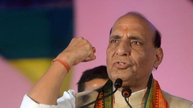 Rajnath was speaking at the state-level function organised on the occasion of the 477th Jayanti of Maharana Pratap in Kalayat, district Kaithal in Haryana. (PTI File Photo) Rajnath was speaking at the state-level function organised on the occasion of the 477th Jayanti of Maharana Pratap in Kalayat, district Kaithal in Haryana. (PTI File Photo)