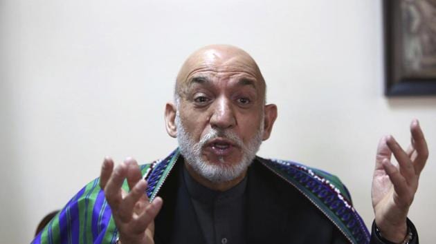 Former Afghan president Hamid Karzai. (AP File) Former Afghan president Hamid Karzai. (AP File)