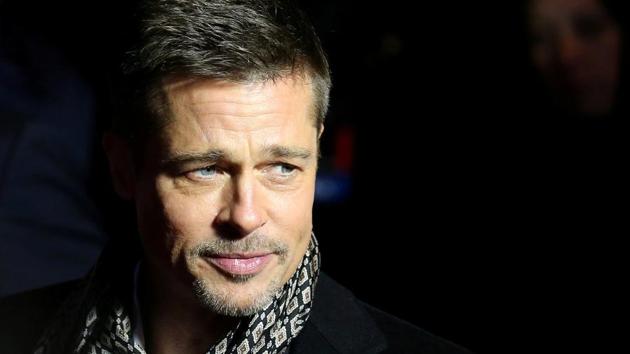 Brad Pitt at the premiere of his film Allied in Madrid, Spain on November 22, 2016. (REUTERS)