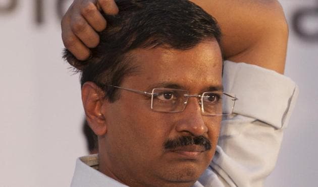 Delhi CM Arvind Kejriwal is likely to react on Tuesday to the allegations of corruption levelled against him by sacked cabinet colleague Kapil Mishra.(AP)