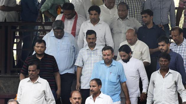 Delhi chief minister Arvind Kejriwal has said truth will prevail in the alleged bribery case. (Sonu Mehta/HT PHOTO) Delhi chief minister Arvind Kejriwal has said truth will prevail in the alleged bribery case. (Sonu Mehta/HT PHOTO)