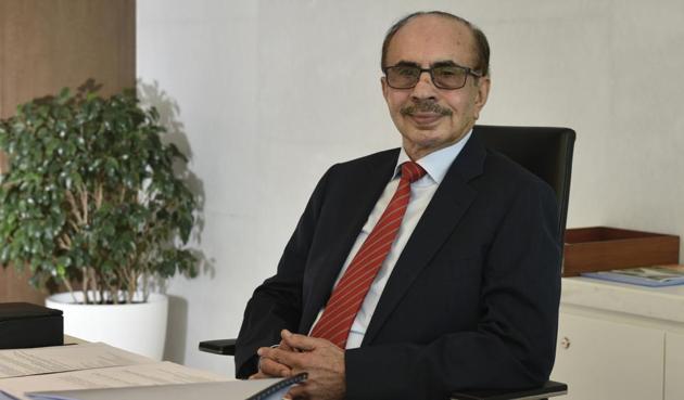 Adi Godrej, chairman of Godrej group at Godrej One in Mumbai.(Hindustan Times)