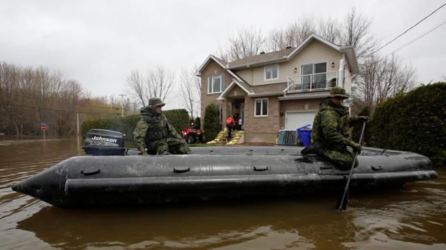 Public Safety Minister Ralph Goodale called it the worst Canadian flood in “50 years” but added that the situation was improving in Ontario, where high water levels in Lake Ontario threatened coastal communities including parts of Toronto, Belleville to the east and the Thousand Islands region, which is home to fabled 19th century mansions and cottages. (Chris Wattie/REUTERS)