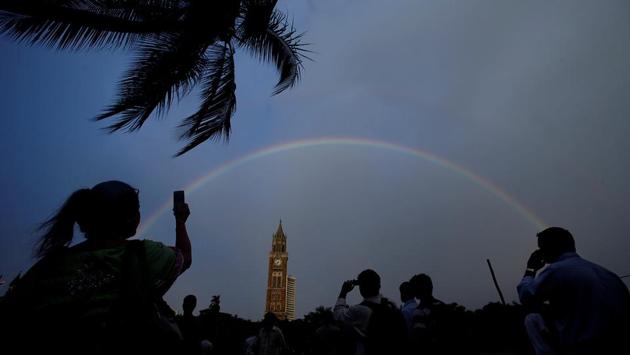 The tower houses a unique stained glass window. (Anshuman Poyrekar / HT PHOTO )