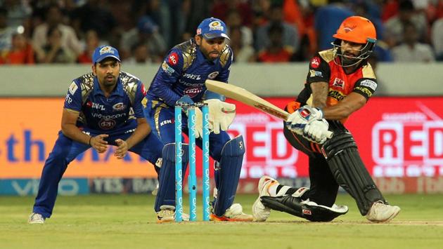 But Shikhar Dhawan was in his elements on Monday night. (BCCI)
